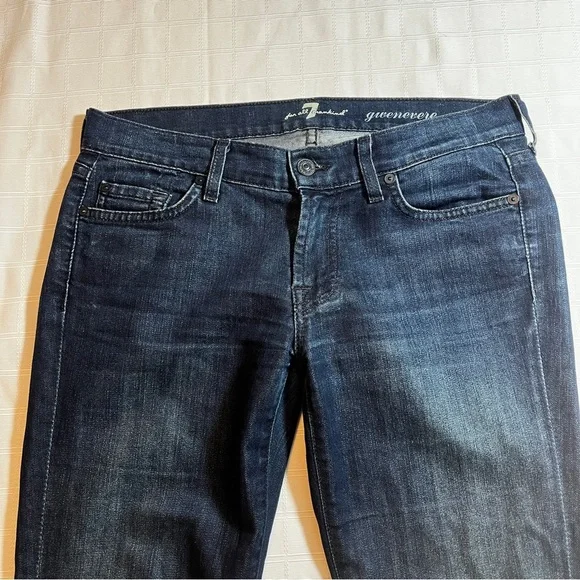Women's 7 For All Mankind Gwenevere Size 28 Skinny Leg Jeans - Picture 4 of 11